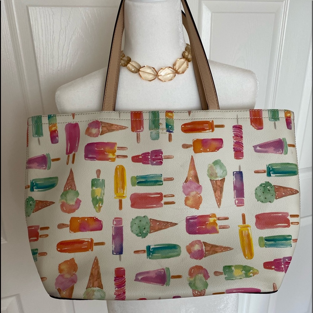 Kate Spade Popsicle & Ice Cream Tote Bag